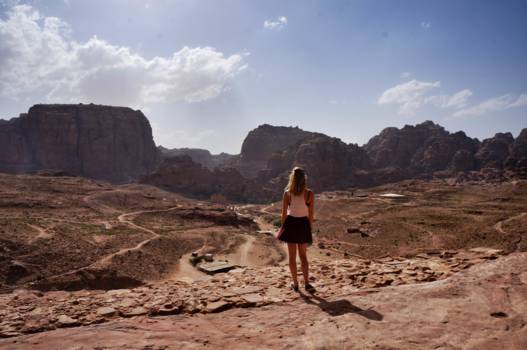 Petra - Uitzicht over Petra