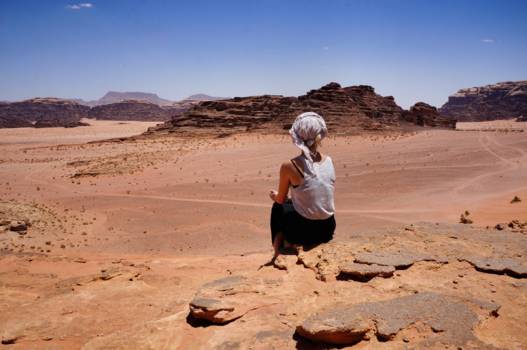 Wadi Rum - Uitzicht