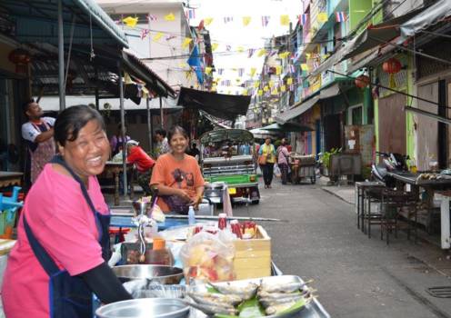 Bangkok - Op de markt