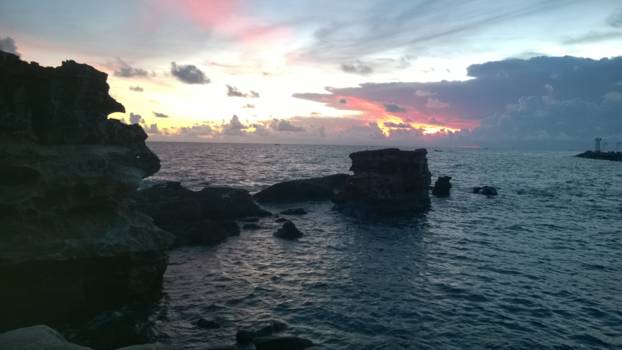 Phu Quoc Island - Avondrood aan de haven van Phu Quoc stad