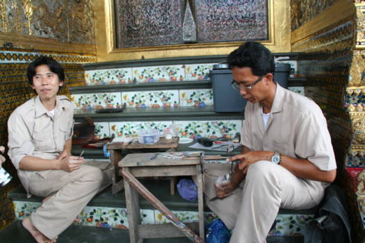 Bangkok - Hard aan het werk