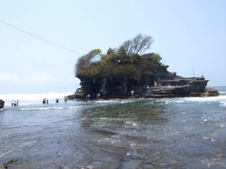 Pura Tanah Lot - Tanah Lot met vloed