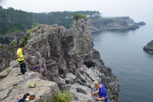 Jeju-do - Wandklimmers kust Jeju