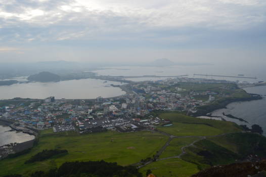 Jeju-do - Uitzicht Seongsan Ilchul-bong