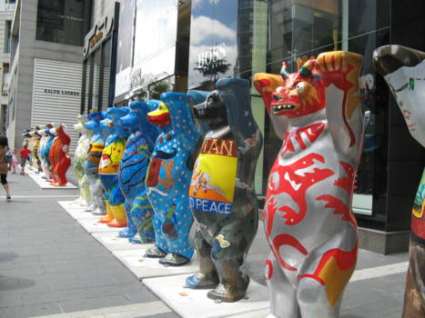 Kuala Lumpur - Friendship bears in KL 2012