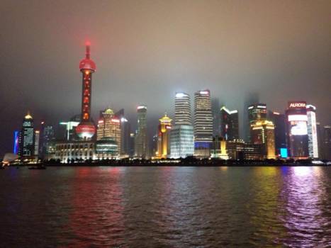 Shanghai - Skyline by night