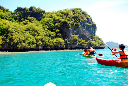 Ang Thong Marine National Park - Kajakken