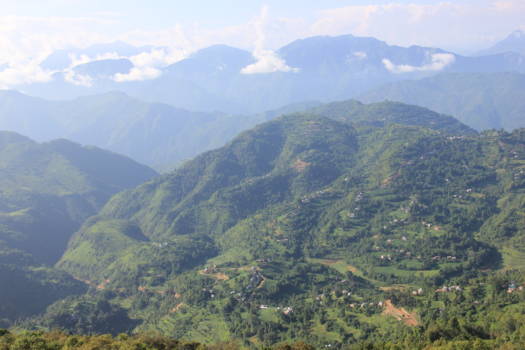 Tansen - Himalaya in de mist!