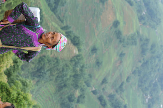 Sapa - Lokale vrouw in Sapa