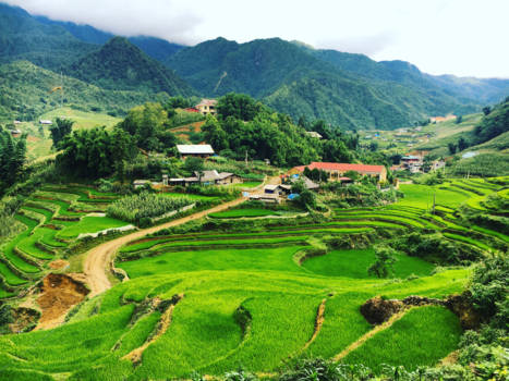 Sapa - Cat cat village in Sapa, adembenemend.