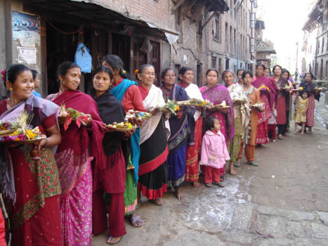 Bhaktapur - Offerfeest