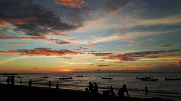 Kuta, Legian en Seminyak - Zonsondergang kuta