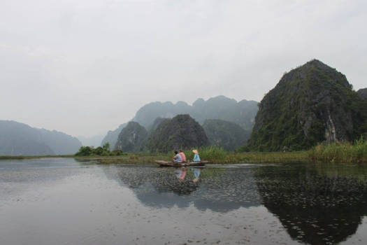 Ninh Binh - Sampan nabij Ninh Binh