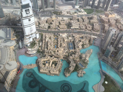 Dubai - 555 meter boven de zeespiegel