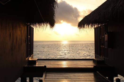 Malediven - "doorkijkje"  om stil van te worden .......