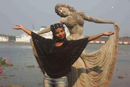 Kochi (Cochin) - De toekomstige bruid in Fort Kochi