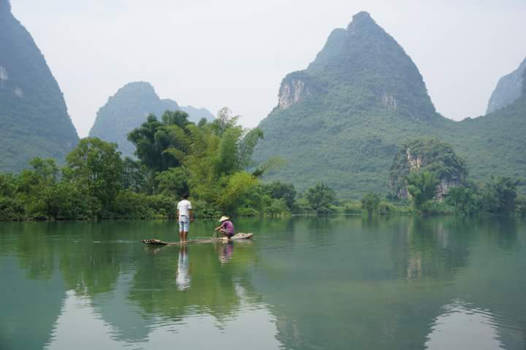 China - Fishing at the Li river, Yangshuo