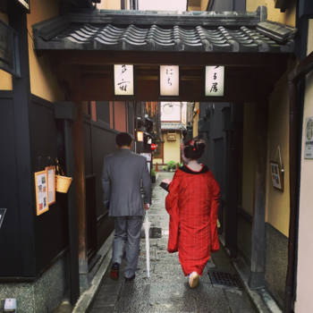 Kyoto - Geisha aan het werk