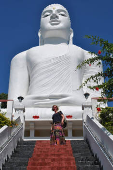 Kandy - Bahiravokanda Vihara Buddha Statue, Sri Lanka