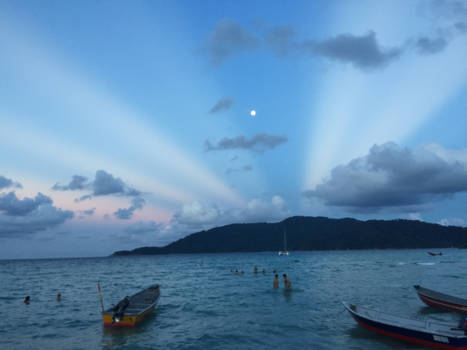 Perhentian Islands - beautiful sunset at Perhentian