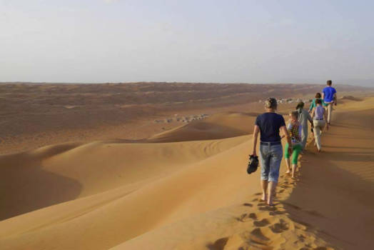 Dubai - Woestijnwandeling