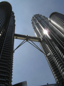 Petronas Twin Towers - Petronas Towers met de verbingsbrug