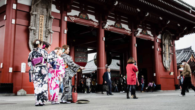 Tokio - Een selfie bij Sensō-ji