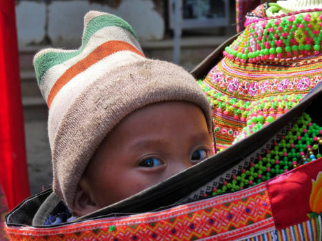 Sapa - Flower Hmong baby