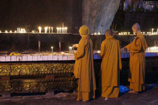 India - Monniken in Myanmar