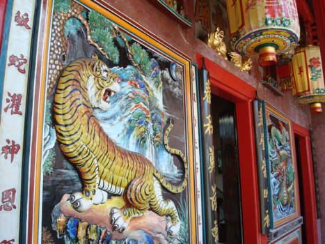 Maleisië - De Chinese tempel van Kuching