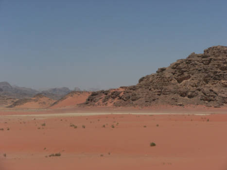 Petra - De land uit geshiedenis van de Bijbel .Strand van Petra ( Jordania ) Rode strand.