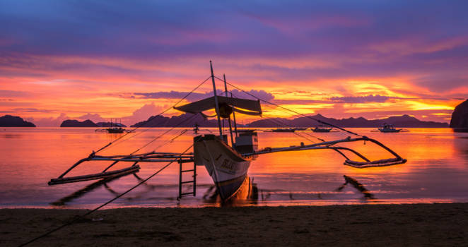 Palawan - Zondondergang cruise
