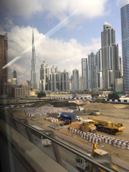 Dubai - Upcoming Dubai vanuit de metro