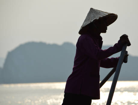 Halong Bay - Sunset in Halong Bay