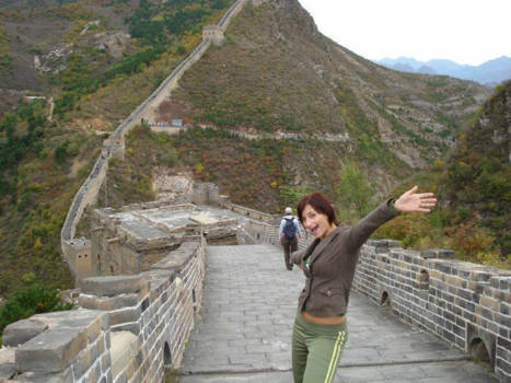 Chinese Muur - Op de chinese muur