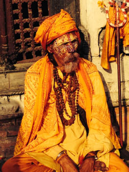 Kathmandu - Nepalese man