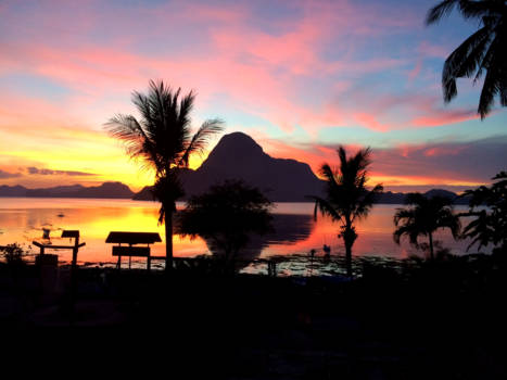 Palawan - Sunset in El Nido, Palawan