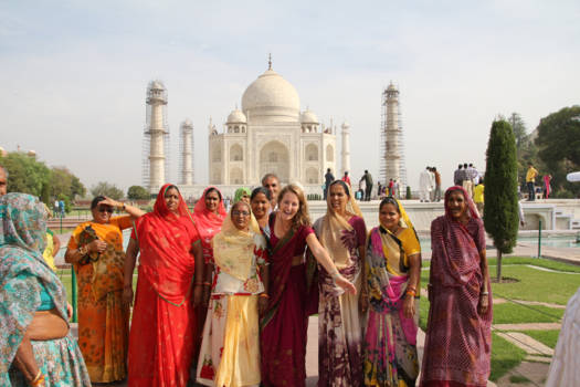 Taj Mahal - A day out with the girls