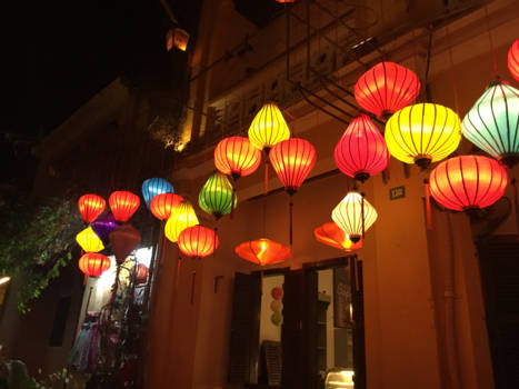 Vietnam - Lampionnetjes in Hanoi