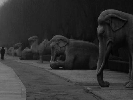 China - Living statues in China