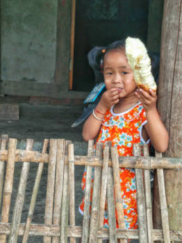 Sapa - Vietnamees meisje in het prachtige Sapa.