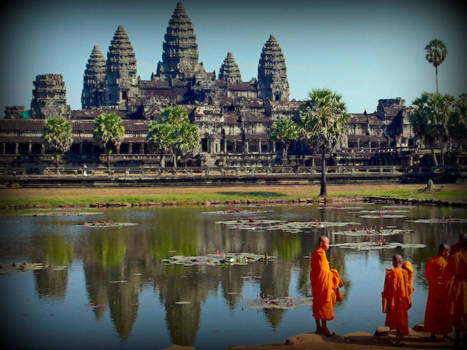 Cambodja - Tempelcomplexen .Angkor wat