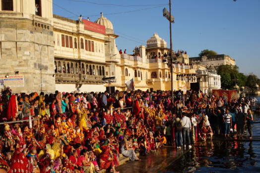 Udaipur - Middenin het Mewar festival
