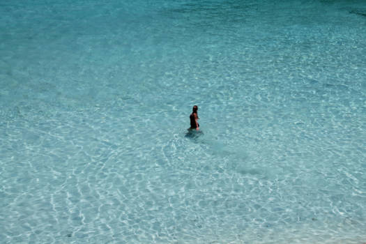 Perhentian Islands - Luca alleen op de wereld,, Uhh alleen in de zee