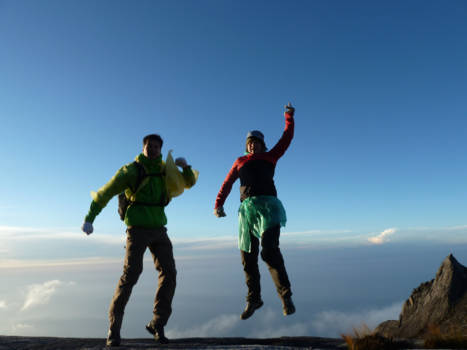 Mount Kinabalu beklimmen - Boven de wolken op Mount Kinabalu !