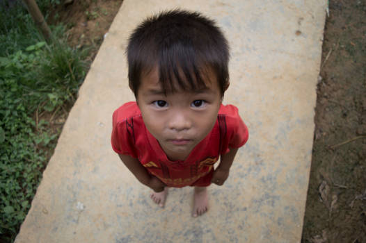 Vietnam - Kijk eens wie ik tegen kwam tussen de rijstvelden van Sapa =)