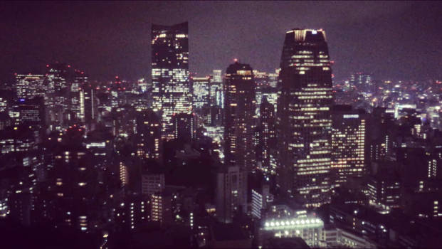 Tokio - Tokyo city lights