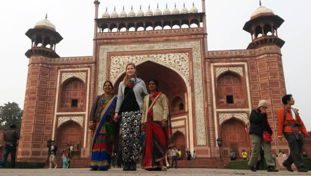 Taj Mahal - Wanneer je zelf de bezienswaardigheid wordt...#langblankblond