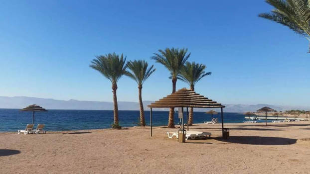 Jordanië - Privé strand  aan de rode zee