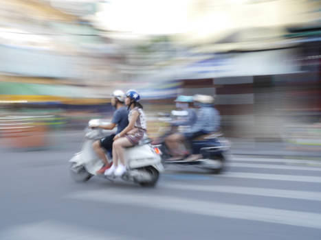 Vietnam - Busy streets of Hanoi